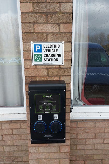 EV Charging station installation in Warwick